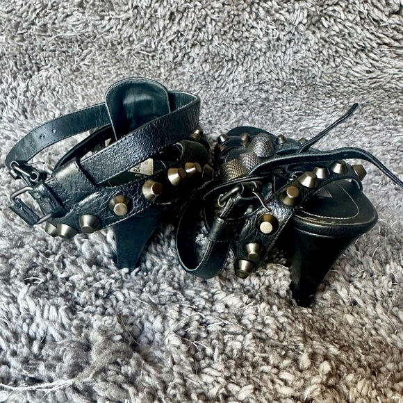 Balenciaga Cagole Wedge sandal heels - Picture 4 of 7